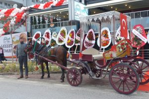 Bursa'da faytonla &ccedil;ay ve kahve servisi