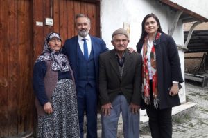 Bursa'da şehit ailelerine anlamlı ziyaret