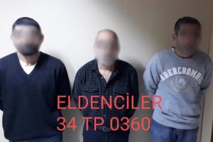 &Ccedil;aldıkları 60 bin TL ile yakalandılar