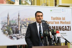 Bursa K&uuml;pl&uuml;pınar'da inşa edilecek spor tesislerinin temeli atıldı