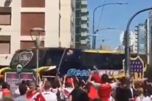 Copa Libertadores Kupa Finali &ouml;ncesinde olaylar &ccedil;ıktı