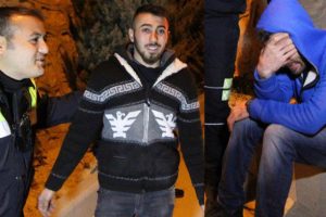 Aracı trafikten men edilince g&ouml;zyaşlarına boğuldu