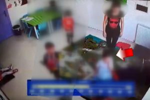 Kreşteki korkun&ccedil; g&ouml;r&uuml;nt&uuml;ler ortaya &ccedil;ıktı!