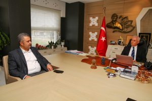 Bursa Nil&uuml;fer Belediye Başkanı Bozbey'e Malkara'dan ziyaret