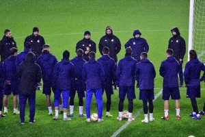 Dinamo Zagreb yağmur altında &ccedil;alıştı