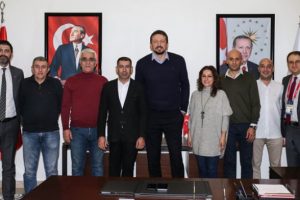 TSYD'den Hidayet T&uuml;rkoğlu'na ziyaret