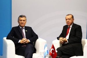 Cumhurbaşkanı Erdoğan, Arjantin Devlet Başkanı tarafından karşılandı