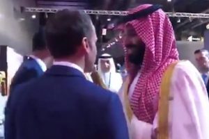 Macron ve veliaht prensin ne konuştukları ortaya &ccedil;ıktı!