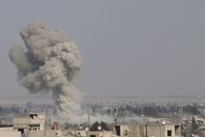 Suriye askeri mevzilerine saldırı