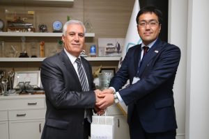 Bursa Nil&uuml;fer'in Japon personelinden veda