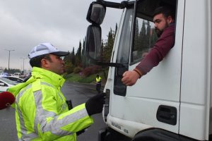 Kış lastiği takmayanlara ceza yağdı
