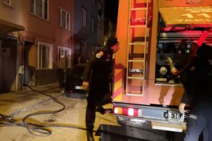 Bursa'da Suriyeli ailenin yaşadığı evde yangın çıktı!