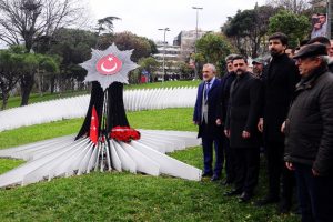 Beşiktaş şehitleri unutulmadı