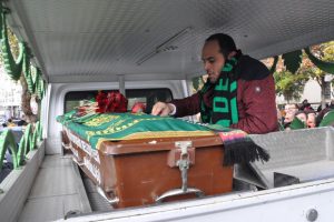 Amigo Haydar g&ouml;zyaşlarıyla uğurlandı