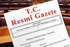 Atama kararı Resmi Gazete'de yayımlandı