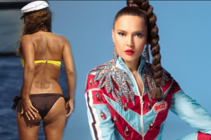 Demet Akalın kal&ccedil;asını kaldırıyor