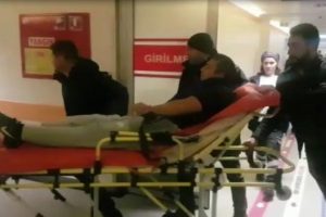 Rize Emniyet M&uuml;d&uuml;r&uuml;'n&uuml; şehit eden hain adliyeye b&ouml;yle g&ouml;t&uuml;r&uuml;ld&uuml;