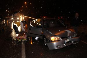 Zincirleme trafik kazası: 1 yaralı