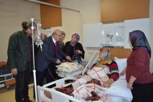 Bursa İznik Belediye Başkanı Sargın hastaları ziyaret etti