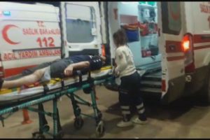Bursa İnegöl'de 3 araç birbirine girdi: 5 yaralı