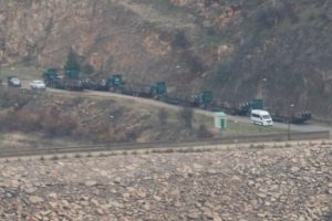 Kırılan baraj kapağının yenisi 7 TIR ile getirildi