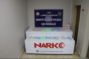 Uşak polisi uyuşturucu tacirlerine nefes aldırmadı!