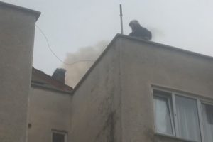 Bursa'da sitede yangın paniği