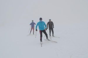 Kayaklı koşucular Nemrut'ta nefes a&ccedil;ıyor