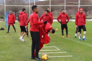 Sivasspor, Galatasaray ma&ccedil;ı hazırlıklarını s&uuml;rd&uuml;rd&uuml;