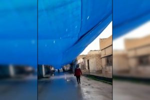 Ter&ouml;ristlerden brandalı &ouml;nlem