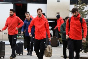 Sivasspor kafilesi İstanbul'a gitti
