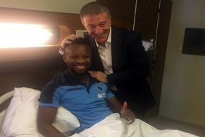 Ağaoğlu'ndan Onazi'ye moral ziyareti