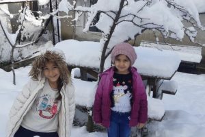 Bursa'da kar yağdı, erik ağacı &ccedil;i&ccedil;ek a&ccedil;tı