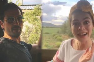 &Ouml;zge &Ouml;zpirin&ccedil;ci ve sevgilisi ile safaride!