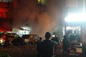 Trabzon'da t&uuml;p&ccedil;&uuml; d&uuml;kkanında patlama!