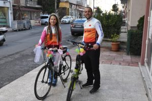 Bu da bisikletli d&uuml;ğ&uuml;n konvoyu