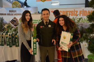 Bursa'da yıl başında ağa&ccedil; kesme fidan dik kampanyası
