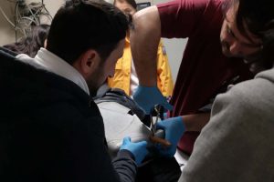 Bursa'nın leğenle kayan &ccedil;ocuğun kal&ccedil;asına dal par&ccedil;ası saplandı