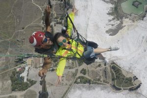 Pamukkale adrenalin tutkunlarını da cezbediyor