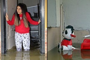 Evlerine aniden su basınca tsunami sandılar