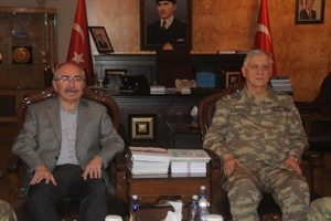 Kara Kuvvetleri Komutanı Orgeneral D&uuml;ndar Mardin'de