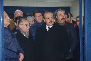 Bursa Valisi Canbolat hastanede taziyeleri kabul etti