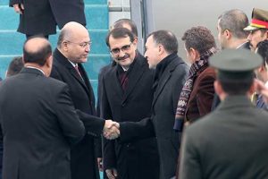 Irak Cumhurbaşkanı Salih Ankara'da