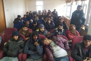 Rize'de 45 ka&ccedil;ak g&ouml;&ccedil;men yakalandı
