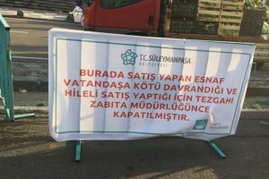 Hileli &uuml;r&uuml;n satan pazarcıya ceza!