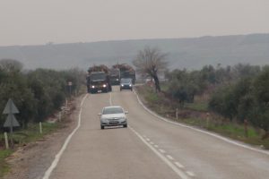 Kilis'ten sınır hattına askeri sevkiyat