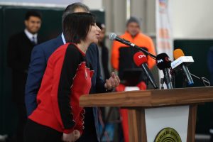 D&uuml;nya şampiyonu judocu Bursa'da kendi ismini verdiği spor salonun a&ccedil;ılışını yaptı