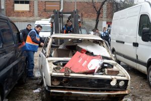 Bursa Osmangazi'de hurda ara&ccedil; temizliği