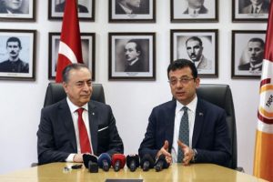 Ekrem İmamoğlu'ndan Galatasaray Başkanı Cengiz'e ziyaret