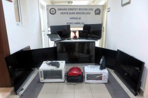 Ankara'da hırsızlık &ccedil;etesine operasyon